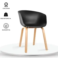 EKONOMODO COLOMBIA - Silla Exterior Natura Negro