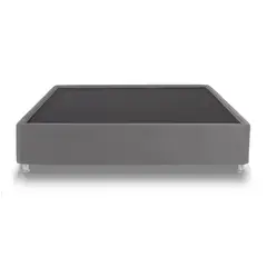 EKONOMODO COLOMBIA - Base cama Doble en pino Roma Gris Plomo 140x190 cm