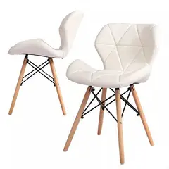 EKONOMODO COLOMBIA - Set x2 Sillas dais blancas