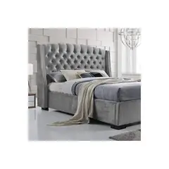 EKONOMODO COLOMBIA - Colchon King 2 Pillow + Base cama + Espaldar Italia Taupe 200x200 cm