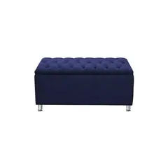 EKONOMODO COLOMBIA - Baul De Lujo Moderno Capitoneado 160 Azul