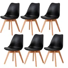 EKONOMODO COLOMBIA - Set x6 Silla Milano negro