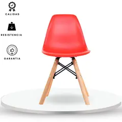 EKONOMODO COLOMBIA - Silla Eames Infantil Roja