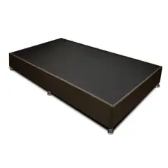 MUEBLES ONLINE - Base Cama Dreamer lino café 140x190 cms