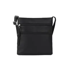 MACOLY - Manos libres m308 cuero negro liso