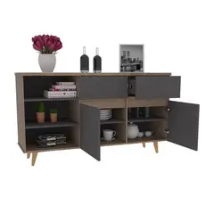 EKONOMODO COLOMBIA - Mueble bife mileik miel / plomo
