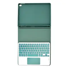 GENERICO - Estuche Smart Case 109/ 11 Con Teclado Magnetico Y Touch Pad Verde