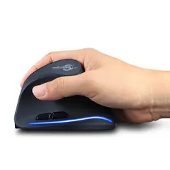 ZELOTES - Mouse Gaming Vertical Inalambrico Recargable Gamer F35