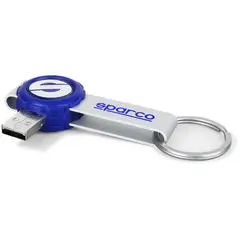 SPARCO - Memoria USB 8 Gb Flash Tipo Llavero Giratoria SPC4212