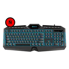 XTRIKE ME - Teclado PC Gamer RGB Membrana 7 Colores 114 Teclas KB-509