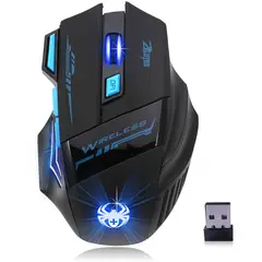 ZELOTES - Mouse Gaming Inalambrico 3200 DPI 7 botones F14