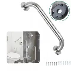 GENERICO - Barra de seguridad para baño de 40 cm1 1/4 acero inoxidable