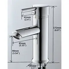 GENERICO - Grifería lavamanos baja tames mórela mezclador