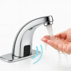 GENERICO - Griferia llave sensor lavamanos institucional 110v ahorrador