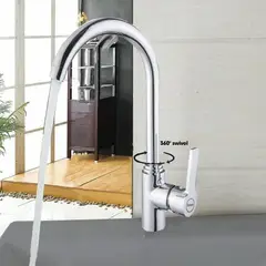 GENERICO - Griferia o llave para lavaplatos cuello cisne agua fria