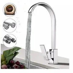 GENERICO - Griferia lavaplatos monocontrol chorro cascada quadratto