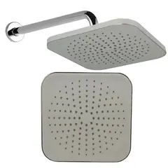 GENERICO - Kit ducha regadera 20cm abs anticalcarea tames panel pared
