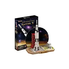 DIDACTICOS PINOCHO - Rompecabezas 3d - cohete saturno