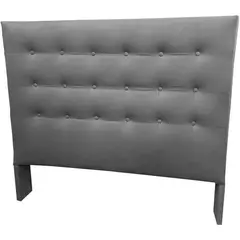 ESTILO Y CONFORT - Cabecero Deco 120 Tela Gris.