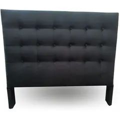 ESTILO Y CONFORT - Cabecero Deko negro 140x125.