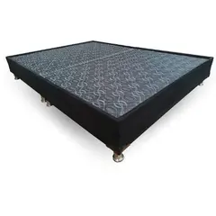 ESTILO Y CONFORT - Basecama dividida en tela lona de 100x190 negra.