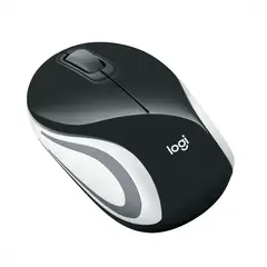 LOGITECH - Mini Mouse Inalámbrico Portátil de Bolsillo M187 - Negro