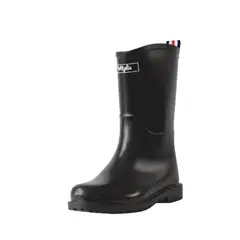 BOTTPLIE - Botas LLuvia Mediana Mujer Yorq - Negro Matte