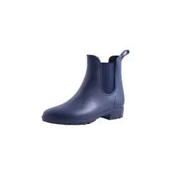 BOTTPLIE - Botas Lluvia Corta Impermeable Chelsea - Azul Navy Matte