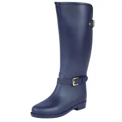 BOTTPLIE - Botas Lluvia Impermeable Mujer Eternity Twin Buckle - Azul