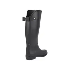 BOTTPLIE - Botas Lluvia Impermeable Golden Bowtie - Negro