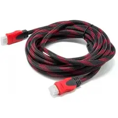 INDEPENDIENTE - Cable hdmi de 10 metros enmallado rojo 1080p