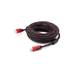 INDEPENDIENTE - CABLE HDMI DE 5 METROS ENMALLADO ROJO 1080P
