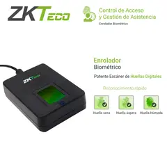 ZKTECO - Enrolador de huellas usb de alta resolución