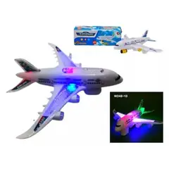 GENERICO - Avión transporte juguete luces sonido movimiento niños bebe