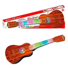MAZUGI - Guitarra juguete luces sonido niños regalo instrumento