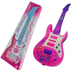 MAZUGI - Guitarra juguete luces sonido niños regalo instrumento