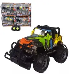 MAZUGI - Camioneta jeep control remoto luces movimientos niños regalo