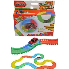 GENERICO - Pista magic track carro luz pista 52 piezas juguete niños