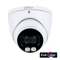 DAHUA - Camara 4 en 1 fullcolor 1080p tipo domo semimetalico 2,8mm fov 106°