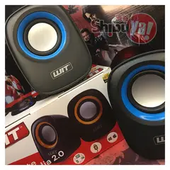 XTECH - Parlantes estéreo multimedia de 2.0 usb y conexión de 3,5mm