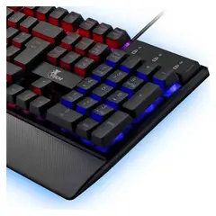 XTECH - Teclado gamer retroiluminado usb en español -xtk-510s