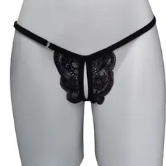 GENERICO - Tanga francesa en encaje para mujer negra