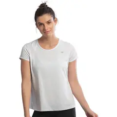 LEONISA - Camiseta deportiva de secado rápido y silueta semiajustada.