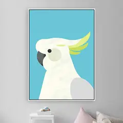 DE CASA - Cuadro cacatua blanca