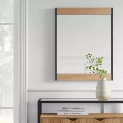 DE CASA - Espejo fresh 65*60*2cm mdf/vidrio natural