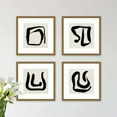 DE CASA - Set x 4 cuadros manchas