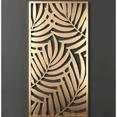 DE CASA - Cuadro decorativo hojas palmeras