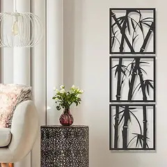 DE CASA - Aplique triptico bamboo