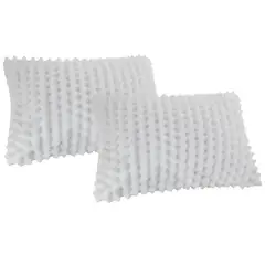 VOYPRE - Set x 2 Almohadas Cónicas Relajantes de 60 x 40 x 15 cm