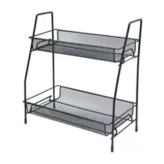 ONE PIXEL - Organizador Metálico 2 Niveles Cocina Estante Almacenamiento